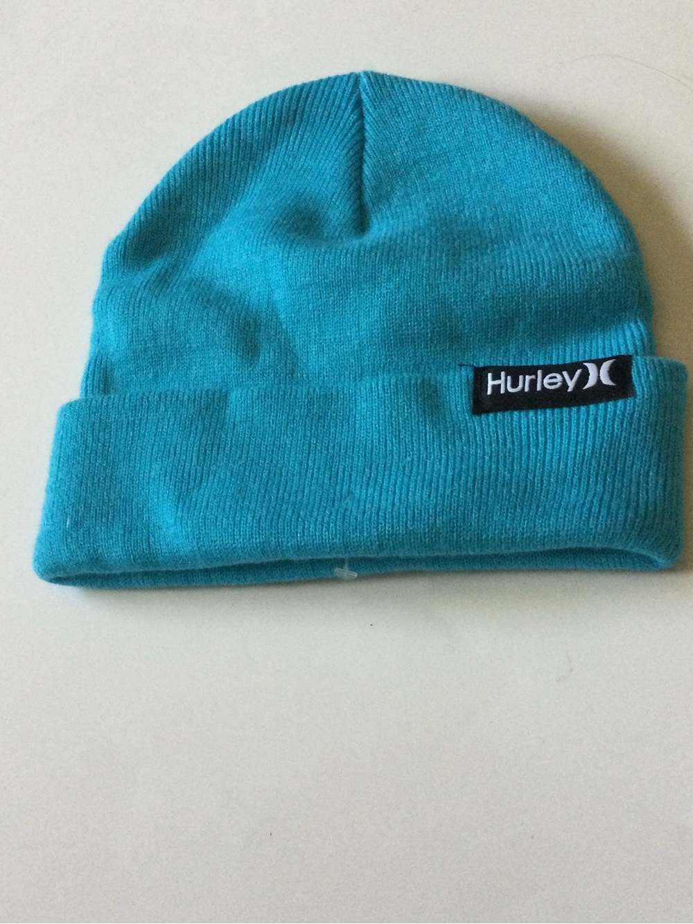 HURLEY YOUTH KNIT BEANIE TURQUOISE BLUE NWOT